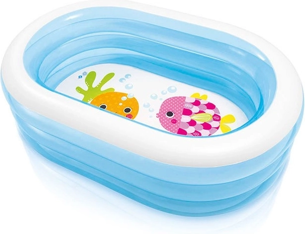 Piscine pour enfants ovale gonflable 163 × 107 × 46 cm INTEX