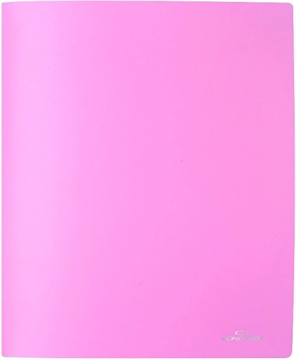 Classeur à 4 anneaux A4 rose pastel CONCORDE