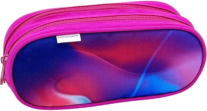 Trousse CONCORDE Arc-en-ciel à deux fermetures éclair