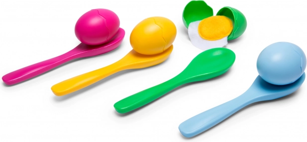Relais à l’œuf – jeu avec cuillère pour enfants