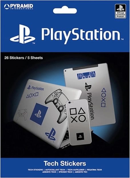 Autocollants techniques PLAYSTATION – lot de 5 feuilles