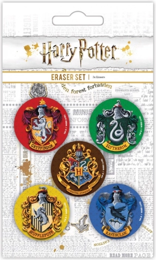 Set de gommes Harry Potter Poudlard