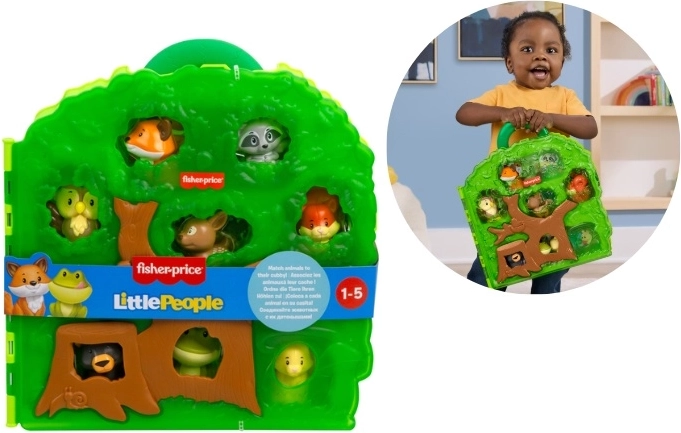 Fisher-Price Les petits animaux de la forêt dans l’arbre