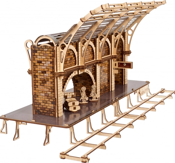Ugears puzzle mécanique 3D en bois HARRY POTTER – quai de gare