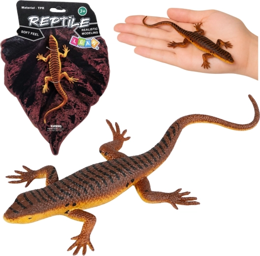 Figurine réaliste en caoutchouc de lézard vivipare 12,5 cm