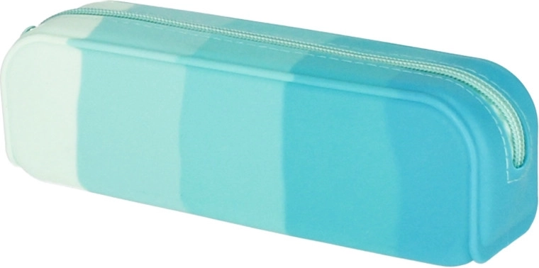 Trousse en silicone bleue - 1 pièce