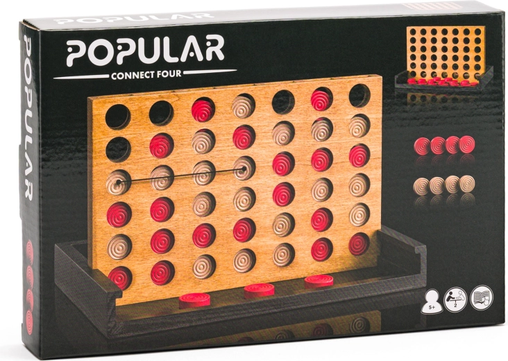 Jeu en bois populaire de puissance 4