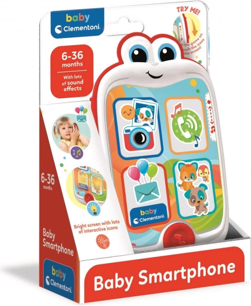 CLEMENTONI BABY smartphone interactif pour enfants avec sons