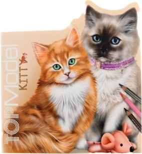 Cahier créatif avec des chatons