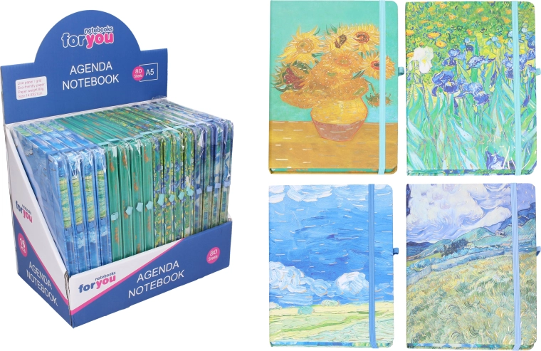Carnet ligné Motifs 21 × 14,2 cm - 1 pièce
