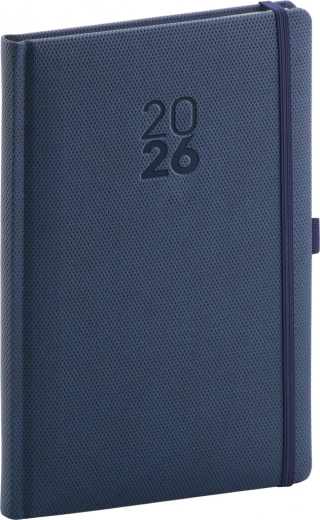Agenda hebdomadaire Diamante bleu 2026