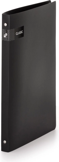 Classeur A4 avec mécanisme 4 anneaux Classic noir