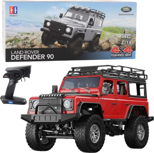 voiture tout-terrain RC LAND ROVER DEFENDER 90 1:14 rouge