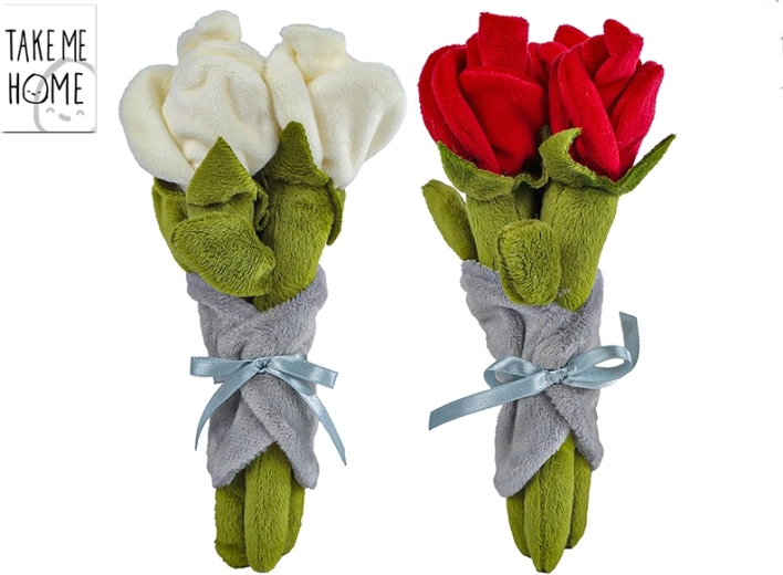 Bouquet de roses en peluche Take Me Home 22 cm