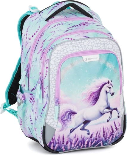 Bagmaster lumi sac à dos scolaire avec motif cheval