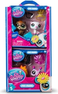 Littlest Pet Shop ensemble de deux figurines à collectionner avec accessoires