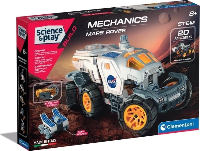 Kit de construction véhicule Mars avec laboratoire mécanique CLEMENTONI Science&Play