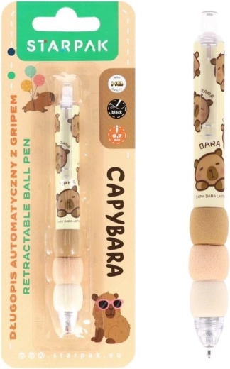 Stylo à bille avec motif capybara - 1 pièce