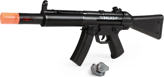 Pistolet-mitrailleur de police avec son et lumière 53 cm