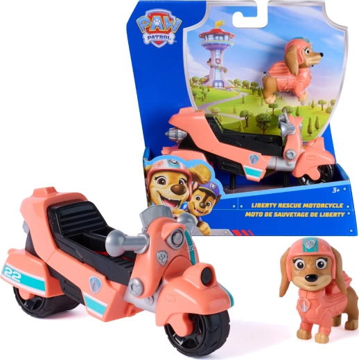 Pat' Patrouille Liberty – scooter de secours avec figurine