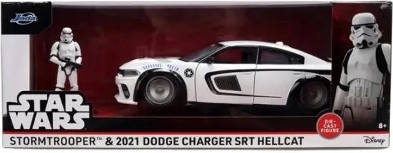 Jada Star Wars Dodge Charger R/T 1:24 avec figurine de Stormtrooper