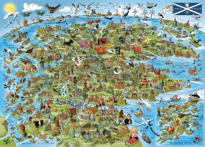 Puzzle Ceci est l'Écosse 1000 pièces