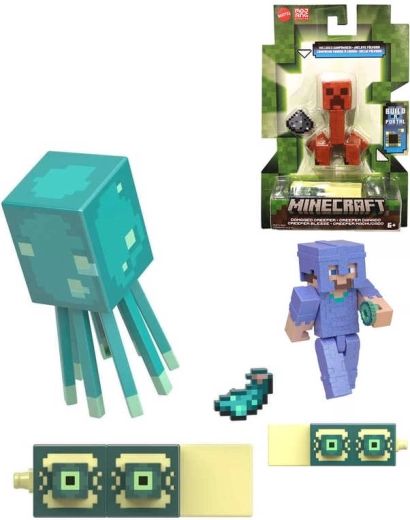 Figurine articulée Minecraft 8 cm avec accessoire (différents modèles) - 1 pièce