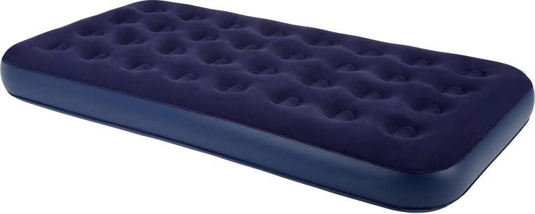 Matelas gonflable bleu-noir 191 × 99 × 22 cm