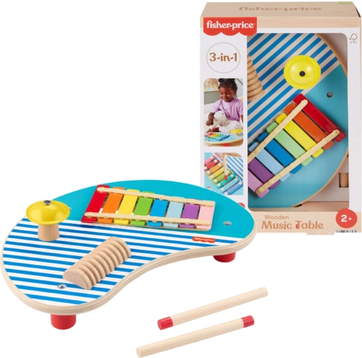 Table musicale en bois Fisher-Price