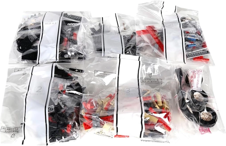 Kit de construction voiture rétro rouge 1308 pièces