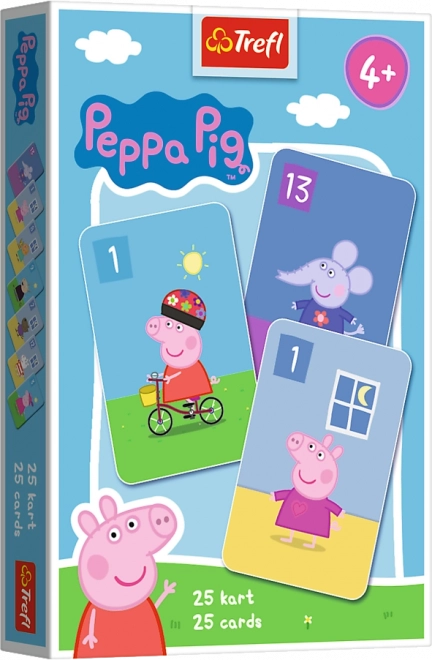 Jeu de cartes Bataille noire PEPPA PIG par Trefl