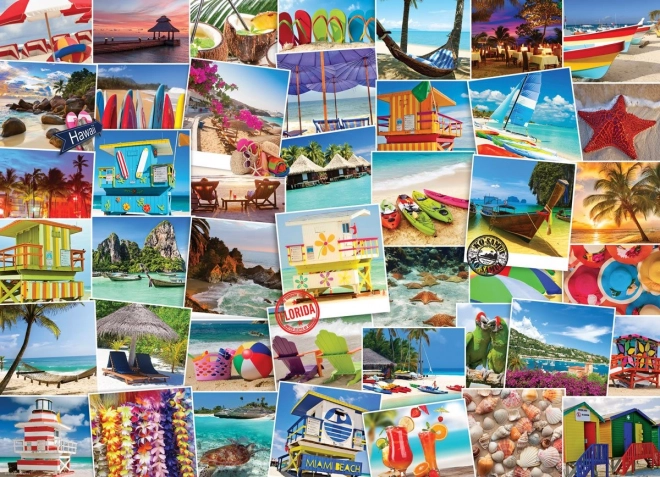 Puzzle Eurographics Globetrotter – plages 1000 pièces
