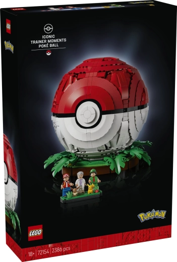 Pokémon LEGO Poké Ball emblématique avec dresseurs