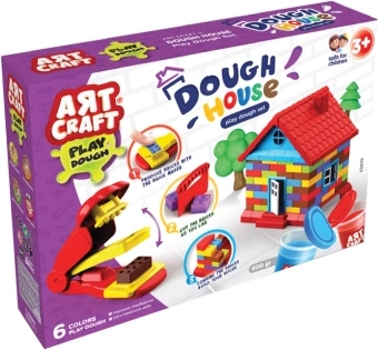 Kit créatif Art craft pour modeler une maison colorée