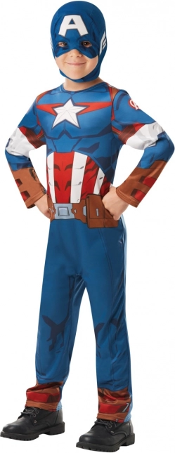 Déguisement enfant Captain America classic 7–8 ans