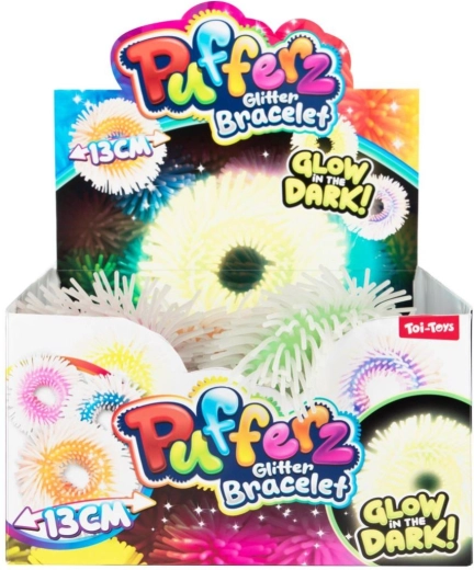 Bracelet en silicone poilu antistress lumineux, assortiment de couleurs