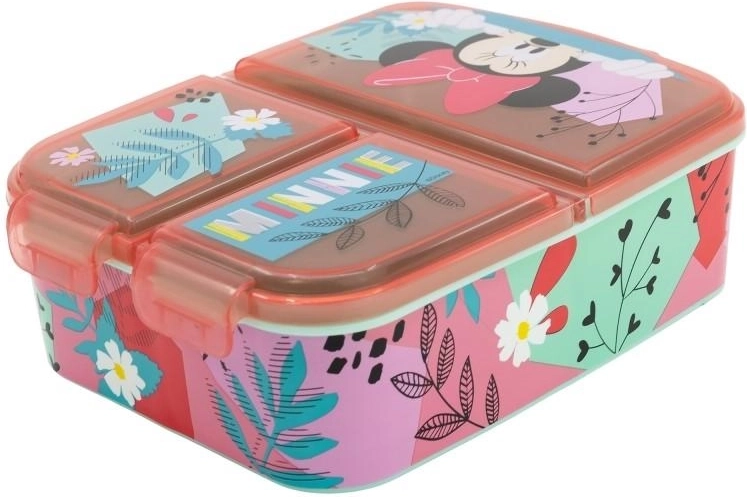 Boîte à goûter Minnie Mouse avec compartiments - 1 pièce