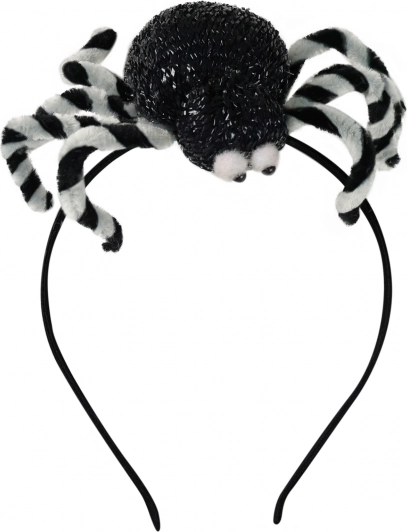Serre-tête de sorcière avec araignée