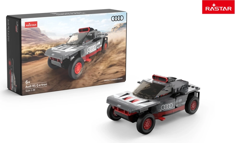 Maquette voiture Audi RS Q e-tron 1:30 grise Rastar - 1 pièce