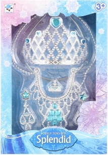 Coffret beauté avec couronne pour enfants