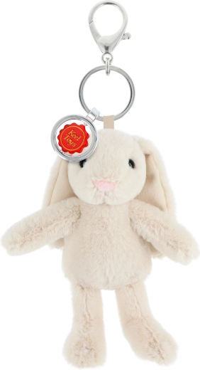 Pendentif Keeleco lapin crème Le monde enchanté 14 cm