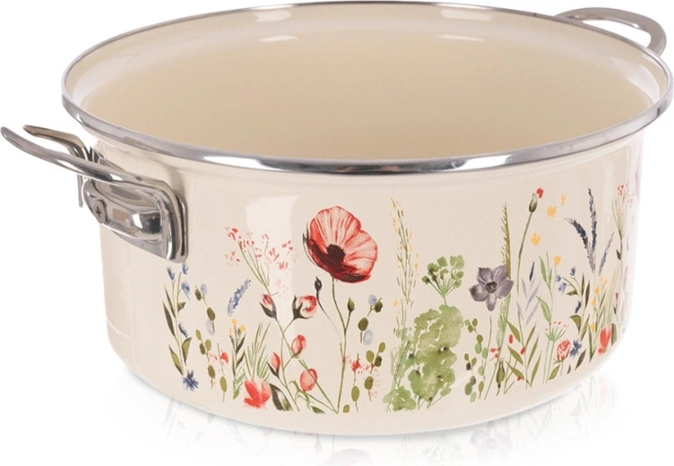 Marmite émaillée crème Maki 26 cm, 5 l