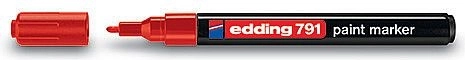 Marqueur laque rouge Edding 791