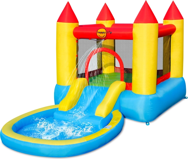 Happy Hop château gonflable avec bassin et toboggan