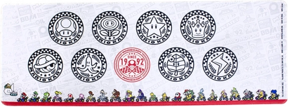 Tapis de bureau de jeu Mario Kart