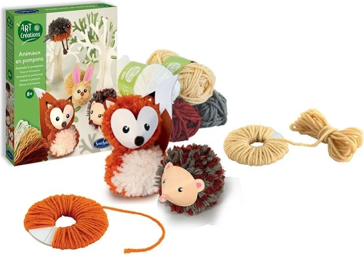 Sentosphère – fabrication de petits animaux de la forêt en laine