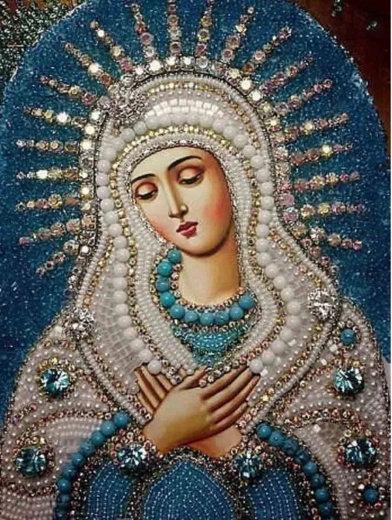 Norimpex peinture diamant Sainte Mère de Dieu 30 × 40 cm - 1 pièce