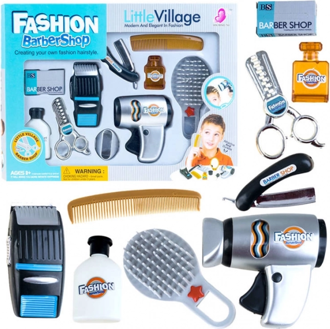 Set de coiffeur pour enfants Elegant BARBER + accessoires