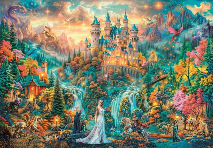 Clementoni puzzle Royaume caché 2000 pièces