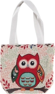 Sac à main en tissu motif petite chouette